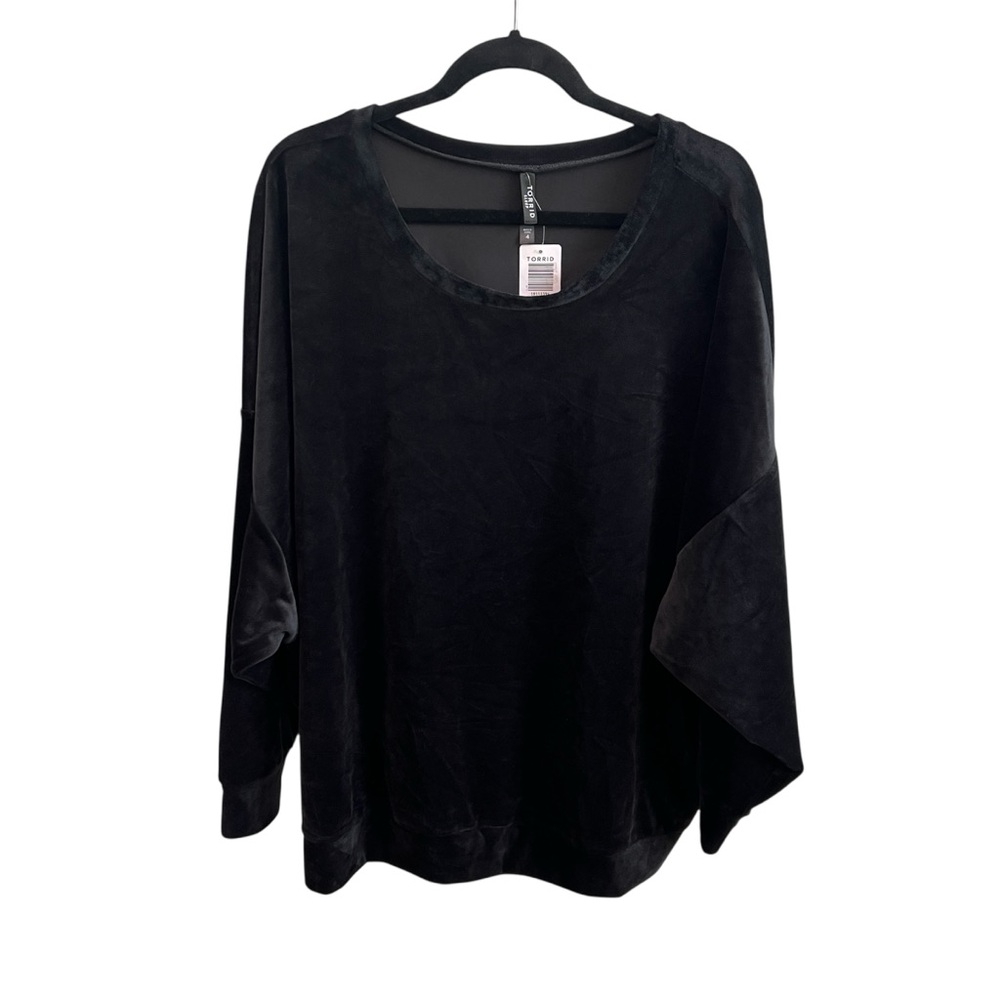 Torrid Black Oversized Boxy Sleep Shirt